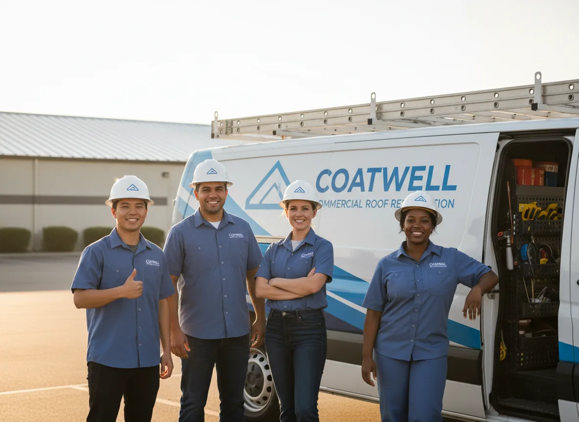 Commercial roof coating company in Mineral, IL